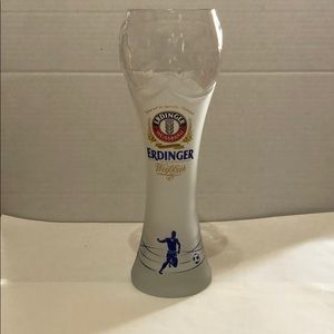 Erdinger Weissbrau WeiBbier German Soccer glass